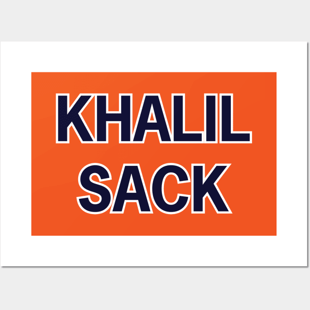 Khalil Sack - Orange Wall Art by KFig21